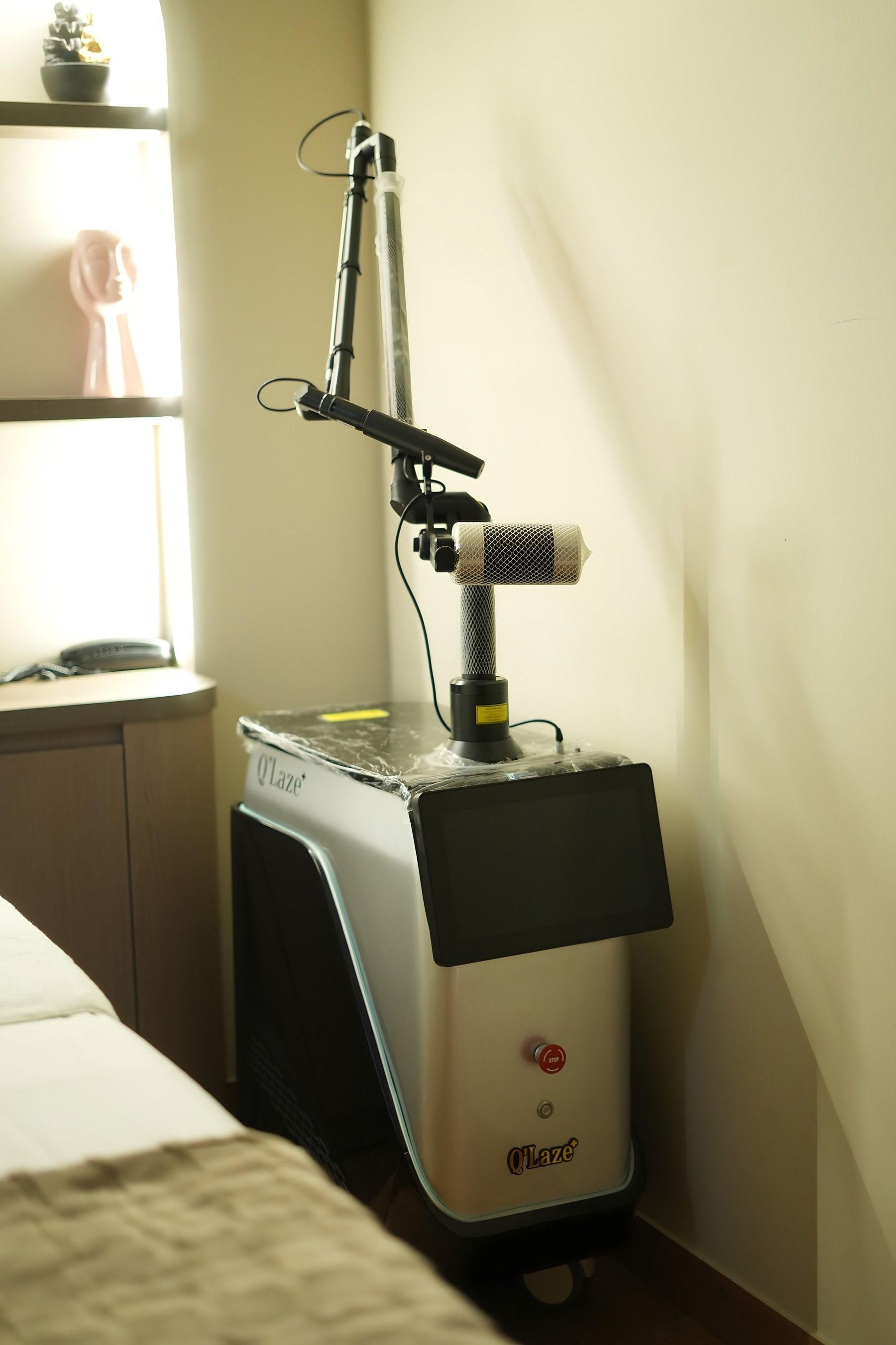 Laser system used for tattoo lightening at The Asense